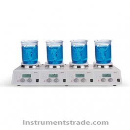 MS-H340-S4 CNC heating four-channel magnetic stirrer for Liquid mixing